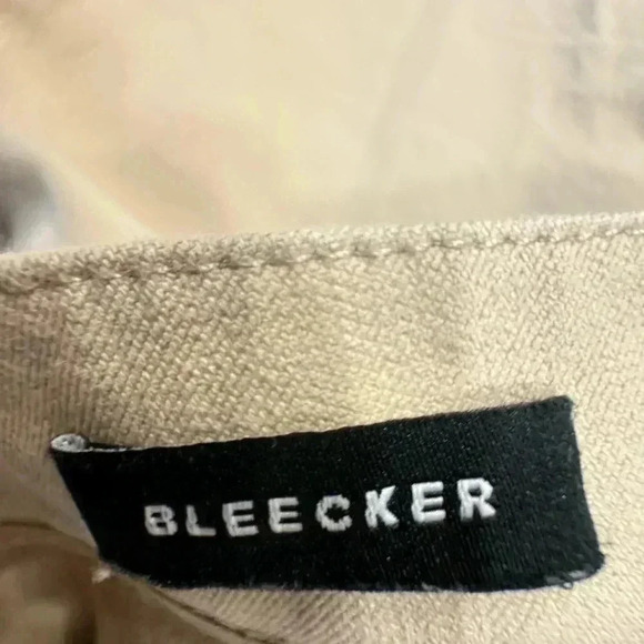 Lafayette 148 women’s bleeker pants khaki color side zip size 10 - Picture 4 of 9